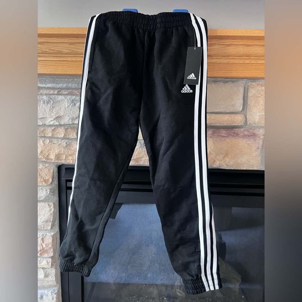Adidas Black Sweatpants - Girls M (10/12)